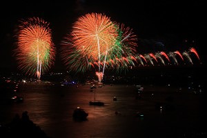 Golden, Gate, Bridge, Fireworks